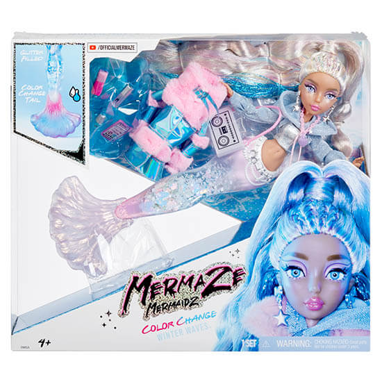 Mermaze Mermaidz Color Change Shellnelle Fashion Doll